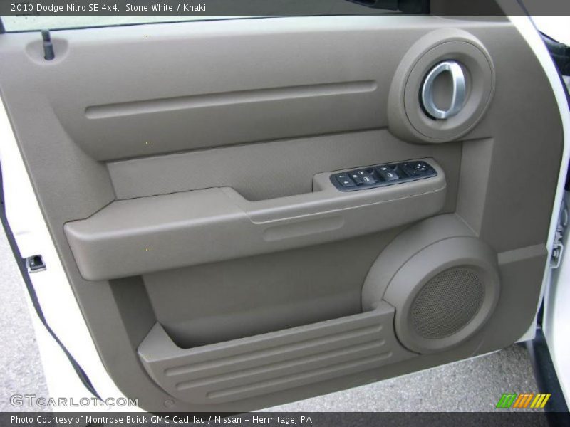 Stone White / Khaki 2010 Dodge Nitro SE 4x4