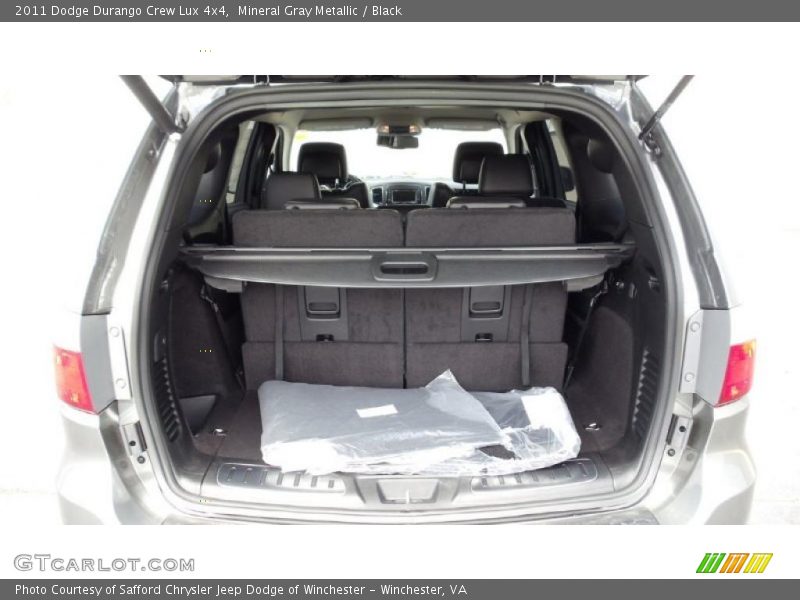 Mineral Gray Metallic / Black 2011 Dodge Durango Crew Lux 4x4