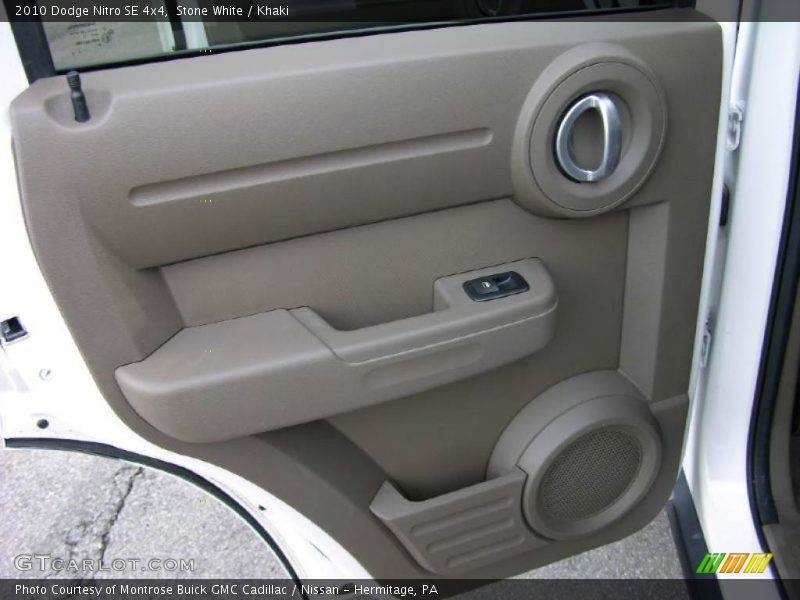 Stone White / Khaki 2010 Dodge Nitro SE 4x4