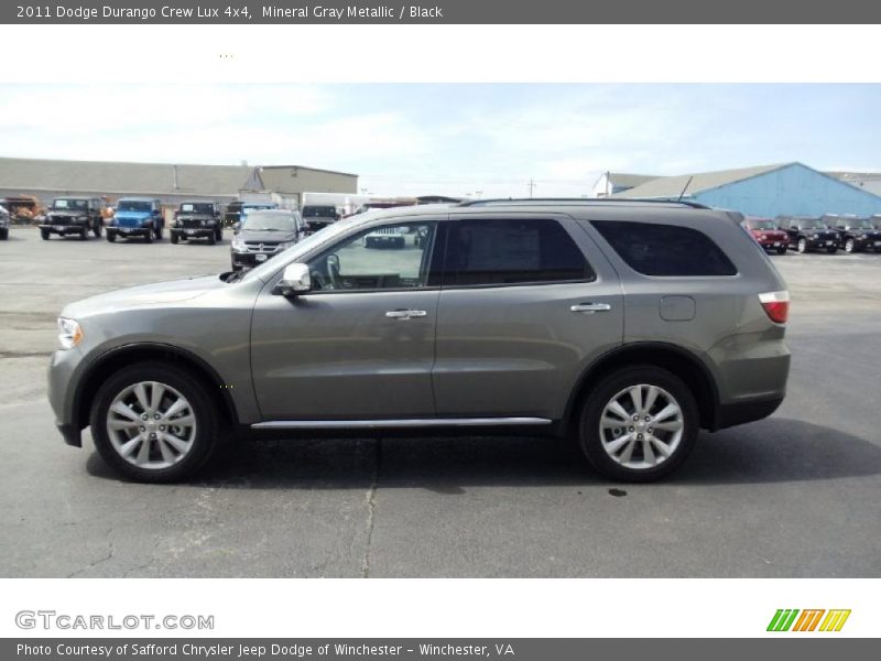 Mineral Gray Metallic / Black 2011 Dodge Durango Crew Lux 4x4