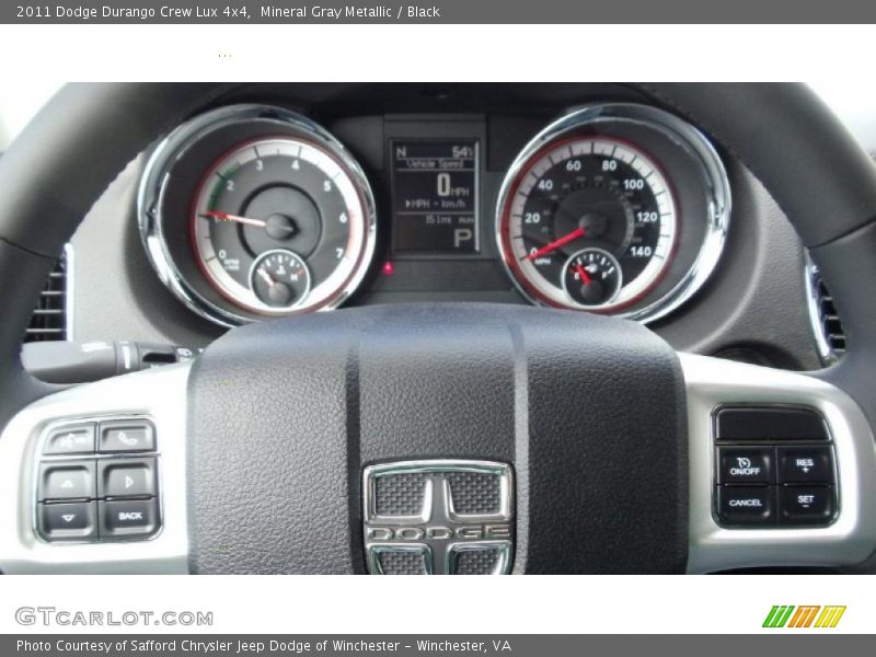 Controls of 2011 Durango Crew Lux 4x4