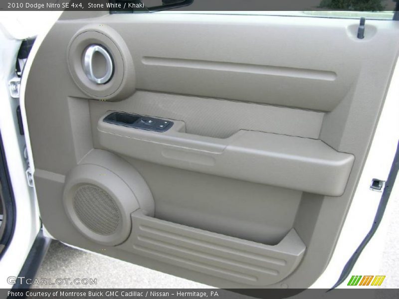 Stone White / Khaki 2010 Dodge Nitro SE 4x4