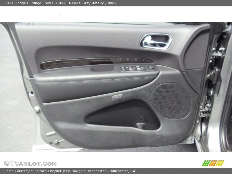Mineral Gray Metallic / Black 2011 Dodge Durango Crew Lux 4x4