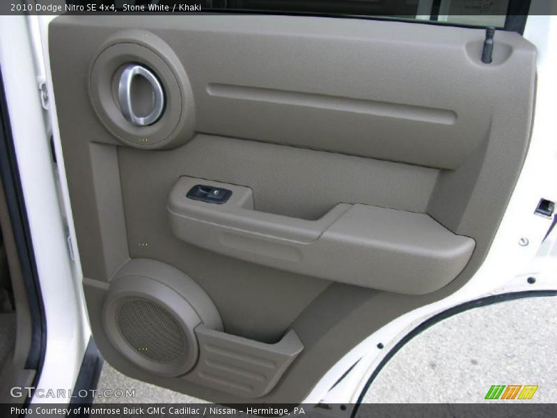 Stone White / Khaki 2010 Dodge Nitro SE 4x4