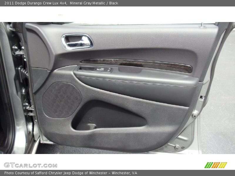 Mineral Gray Metallic / Black 2011 Dodge Durango Crew Lux 4x4