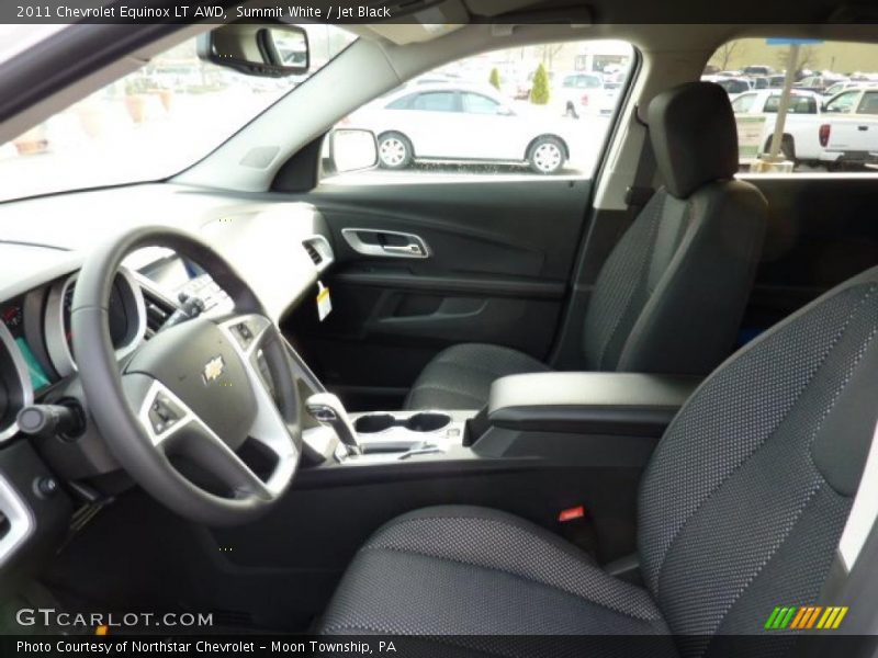 Summit White / Jet Black 2011 Chevrolet Equinox LT AWD