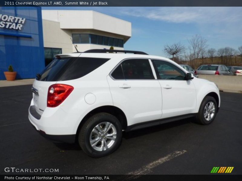Summit White / Jet Black 2011 Chevrolet Equinox LT AWD