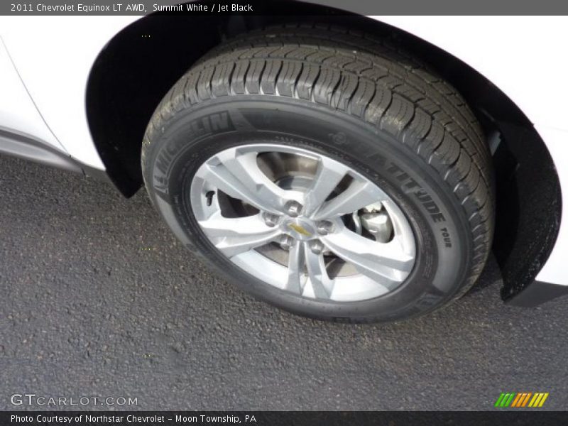Summit White / Jet Black 2011 Chevrolet Equinox LT AWD