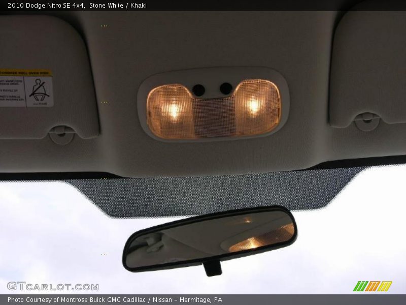 Stone White / Khaki 2010 Dodge Nitro SE 4x4