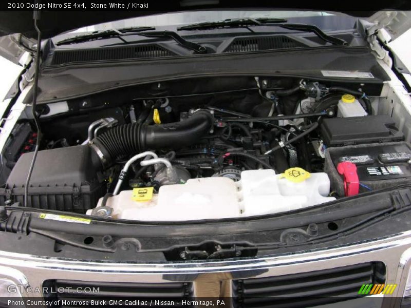 Stone White / Khaki 2010 Dodge Nitro SE 4x4
