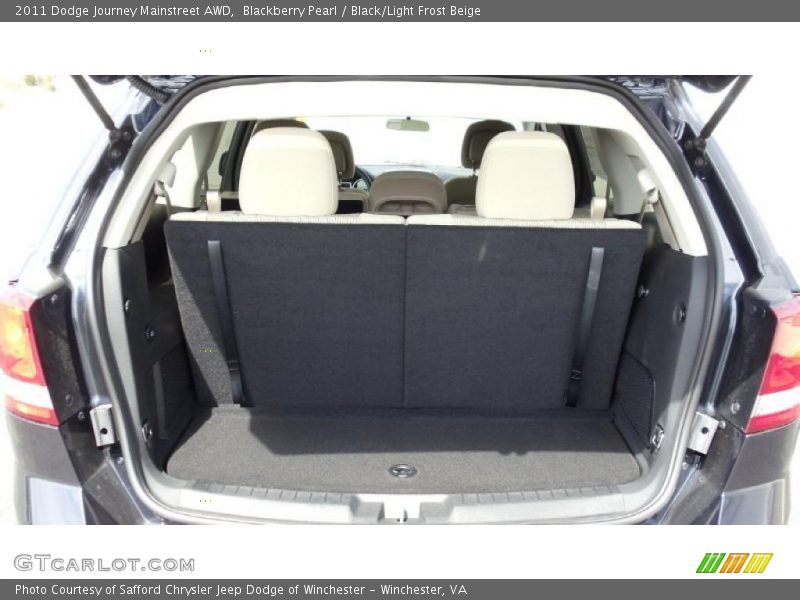 Blackberry Pearl / Black/Light Frost Beige 2011 Dodge Journey Mainstreet AWD
