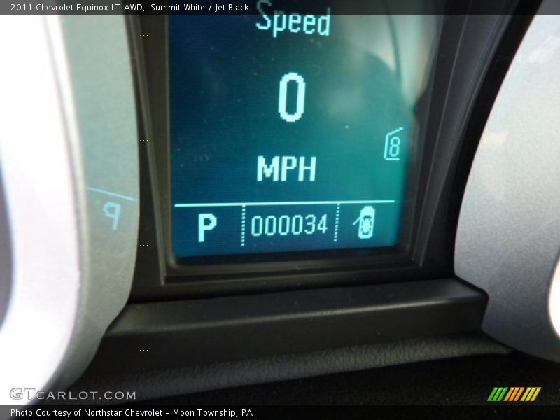 Summit White / Jet Black 2011 Chevrolet Equinox LT AWD