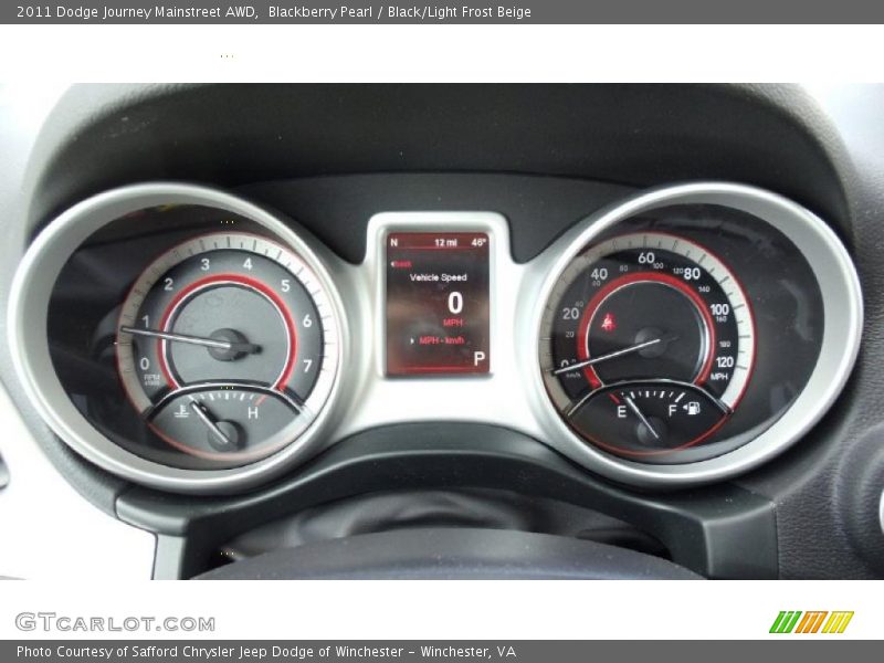  2011 Journey Mainstreet AWD Mainstreet AWD Gauges