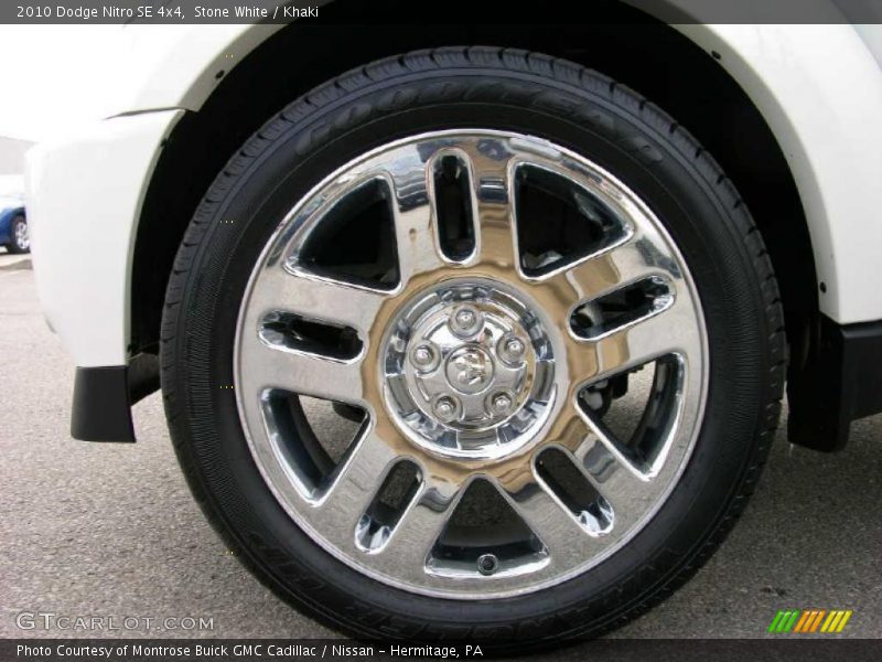 Stone White / Khaki 2010 Dodge Nitro SE 4x4