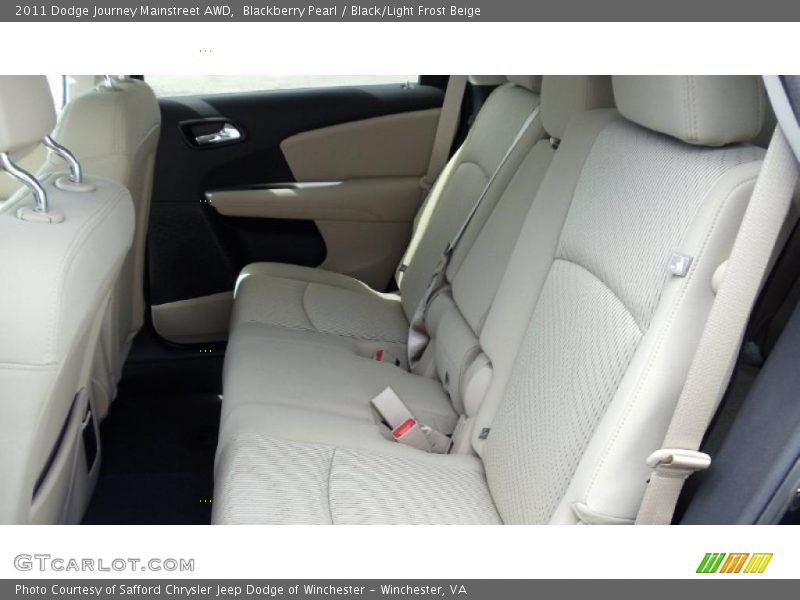 Blackberry Pearl / Black/Light Frost Beige 2011 Dodge Journey Mainstreet AWD