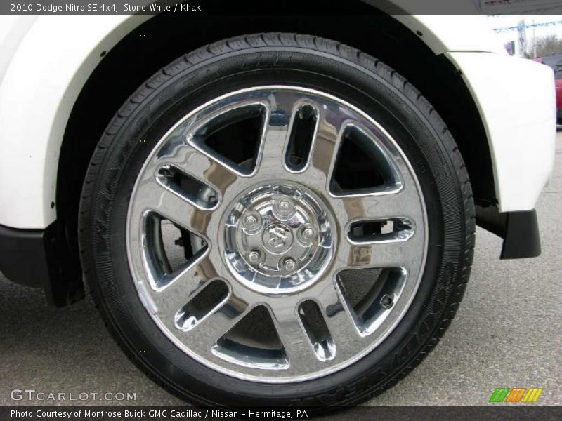 Stone White / Khaki 2010 Dodge Nitro SE 4x4
