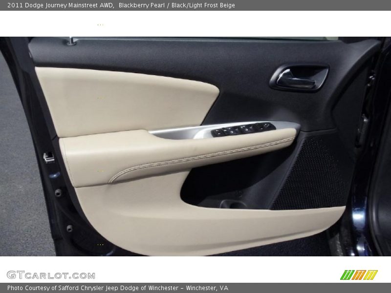 Blackberry Pearl / Black/Light Frost Beige 2011 Dodge Journey Mainstreet AWD