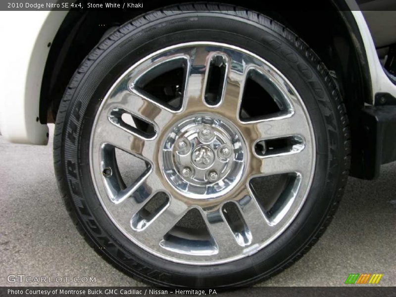 Stone White / Khaki 2010 Dodge Nitro SE 4x4