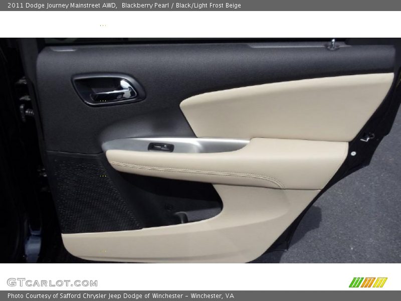 Blackberry Pearl / Black/Light Frost Beige 2011 Dodge Journey Mainstreet AWD