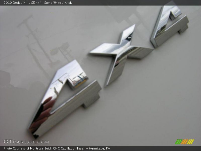 Stone White / Khaki 2010 Dodge Nitro SE 4x4