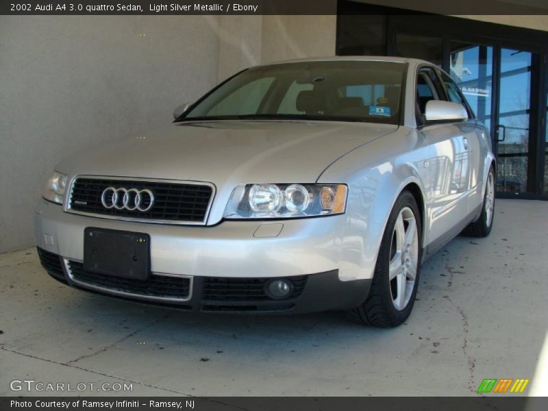 Light Silver Metallic / Ebony 2002 Audi A4 3.0 quattro Sedan