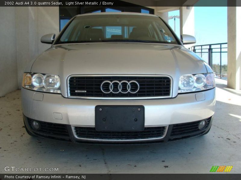 Light Silver Metallic / Ebony 2002 Audi A4 3.0 quattro Sedan