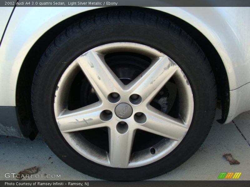 Light Silver Metallic / Ebony 2002 Audi A4 3.0 quattro Sedan