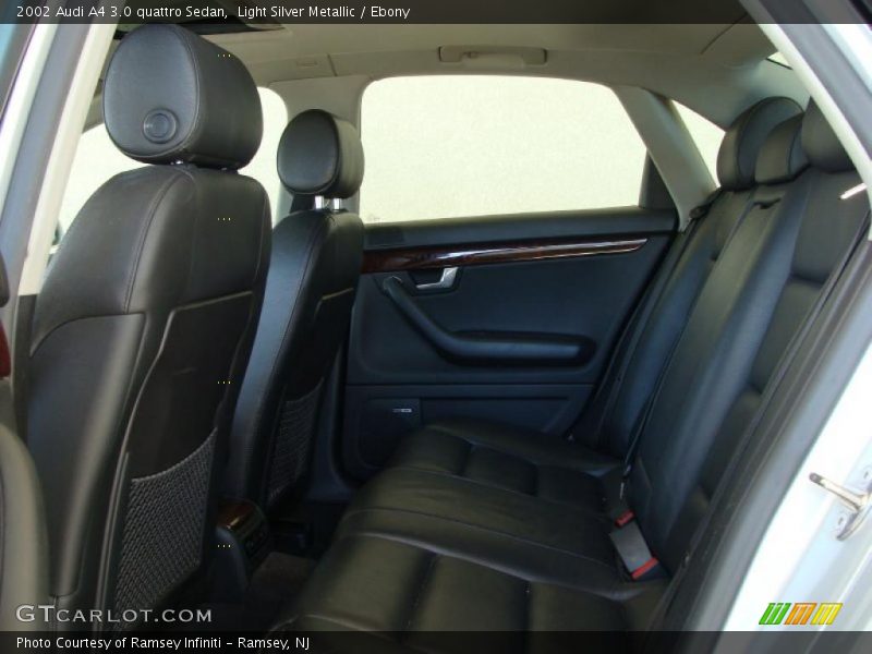 Light Silver Metallic / Ebony 2002 Audi A4 3.0 quattro Sedan
