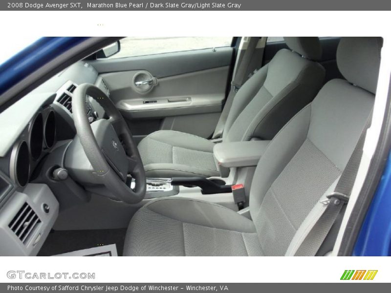  2008 Avenger SXT Dark Slate Gray/Light Slate Gray Interior
