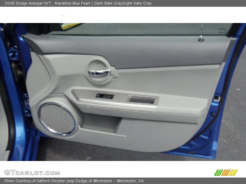 Marathon Blue Pearl / Dark Slate Gray/Light Slate Gray 2008 Dodge Avenger SXT