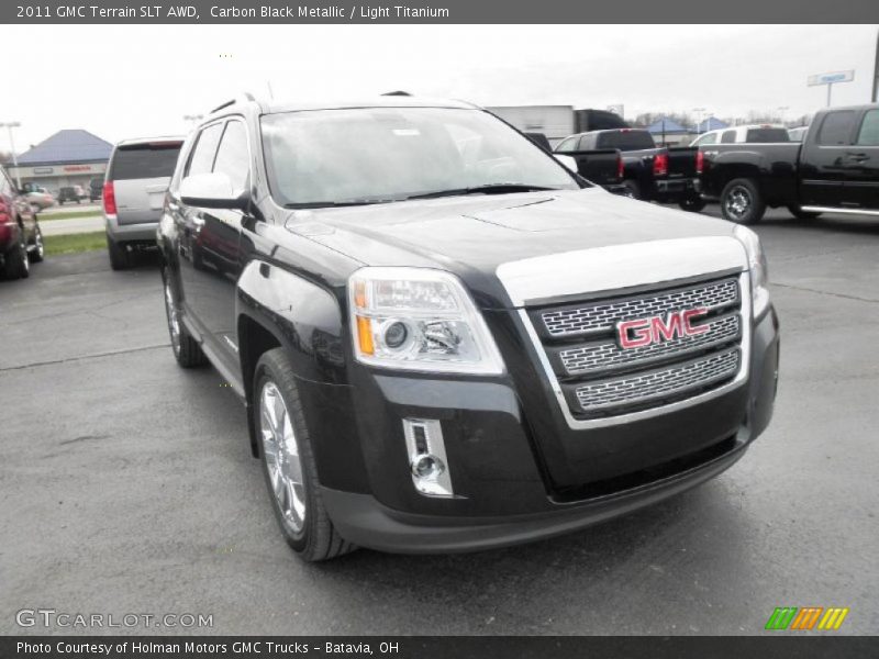 Carbon Black Metallic / Light Titanium 2011 GMC Terrain SLT AWD