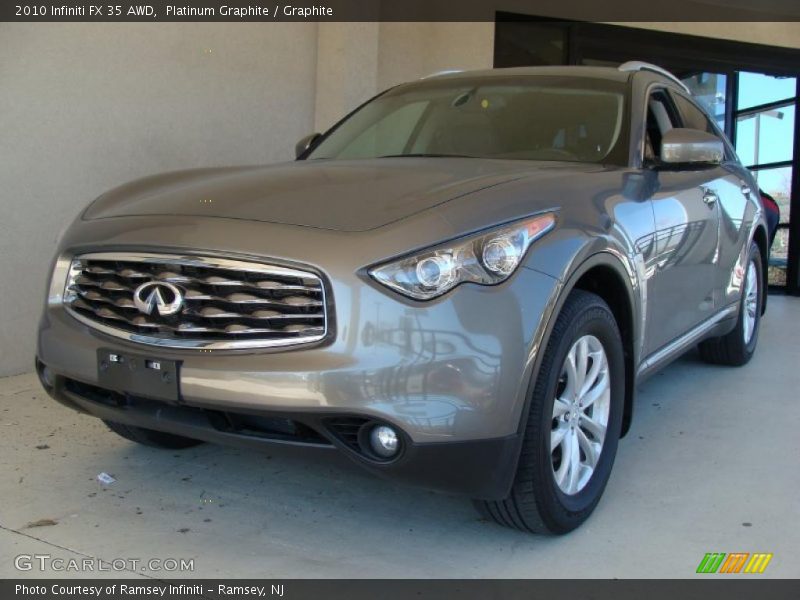 Platinum Graphite / Graphite 2010 Infiniti FX 35 AWD