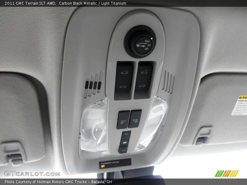 Carbon Black Metallic / Light Titanium 2011 GMC Terrain SLT AWD
