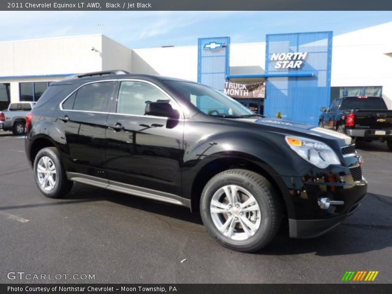 Black / Jet Black 2011 Chevrolet Equinox LT AWD