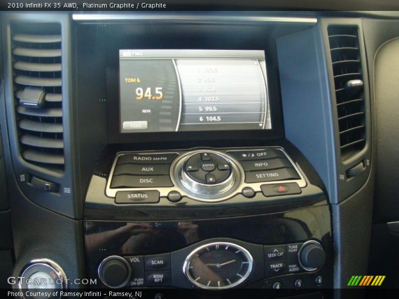 Platinum Graphite / Graphite 2010 Infiniti FX 35 AWD