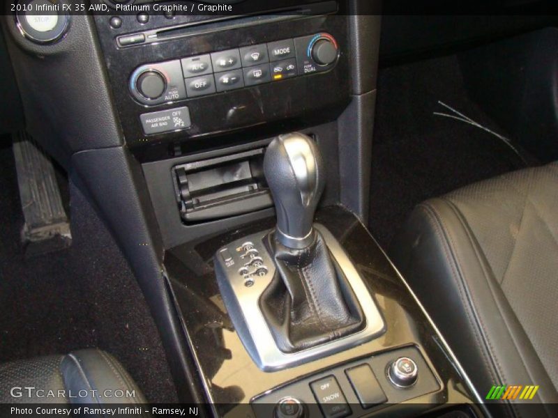 Platinum Graphite / Graphite 2010 Infiniti FX 35 AWD