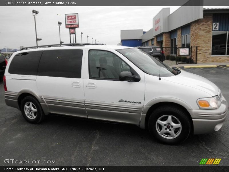 Arctic White / Gray 2002 Pontiac Montana