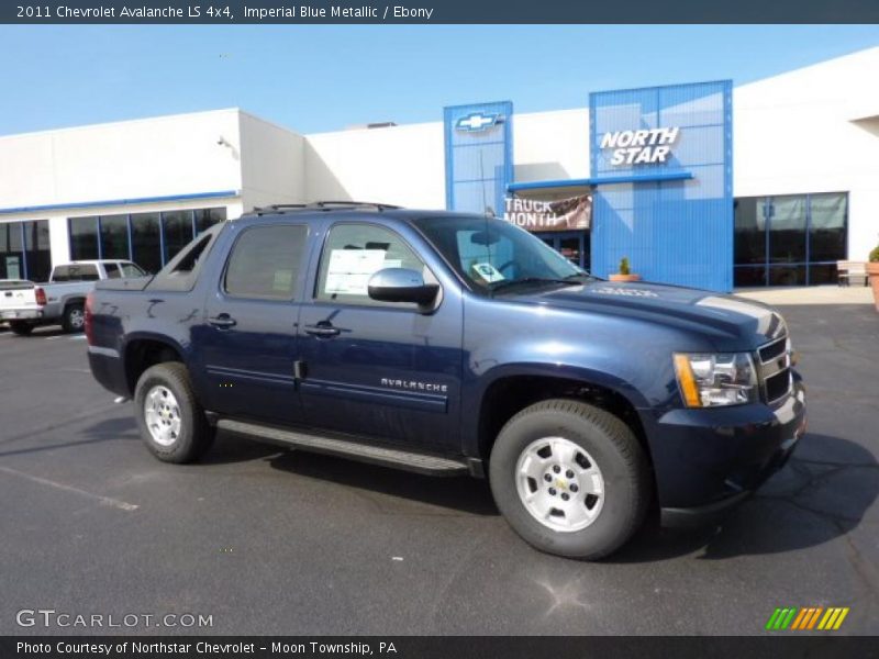 Imperial Blue Metallic / Ebony 2011 Chevrolet Avalanche LS 4x4