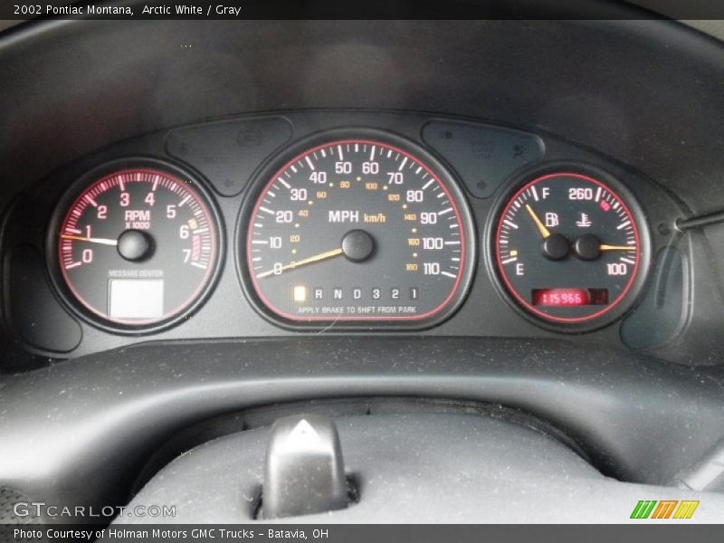  2002 Montana   Gauges