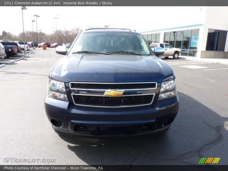 Imperial Blue Metallic / Ebony 2011 Chevrolet Avalanche LS 4x4