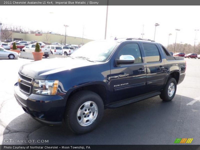 Imperial Blue Metallic / Ebony 2011 Chevrolet Avalanche LS 4x4