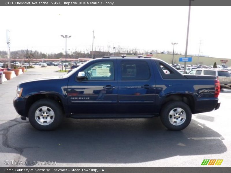 Imperial Blue Metallic / Ebony 2011 Chevrolet Avalanche LS 4x4