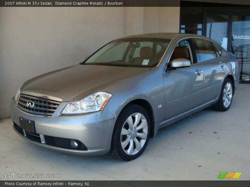Diamond Graphite Metallic / Bourbon 2007 Infiniti M 35x Sedan