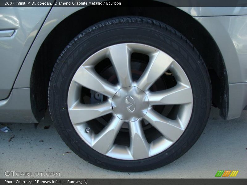 Diamond Graphite Metallic / Bourbon 2007 Infiniti M 35x Sedan