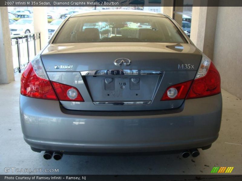 Diamond Graphite Metallic / Bourbon 2007 Infiniti M 35x Sedan