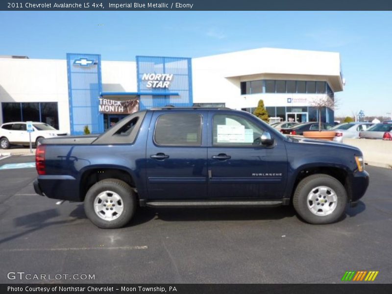 Imperial Blue Metallic / Ebony 2011 Chevrolet Avalanche LS 4x4