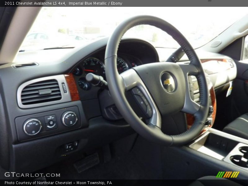 Imperial Blue Metallic / Ebony 2011 Chevrolet Avalanche LS 4x4