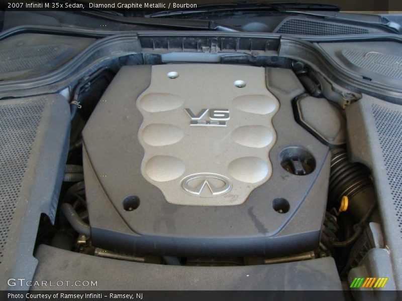 Diamond Graphite Metallic / Bourbon 2007 Infiniti M 35x Sedan