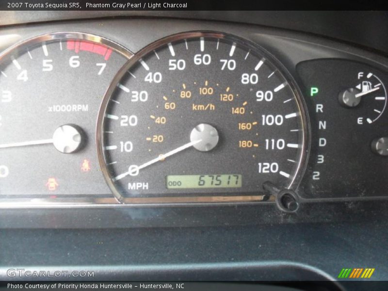 Phantom Gray Pearl / Light Charcoal 2007 Toyota Sequoia SR5