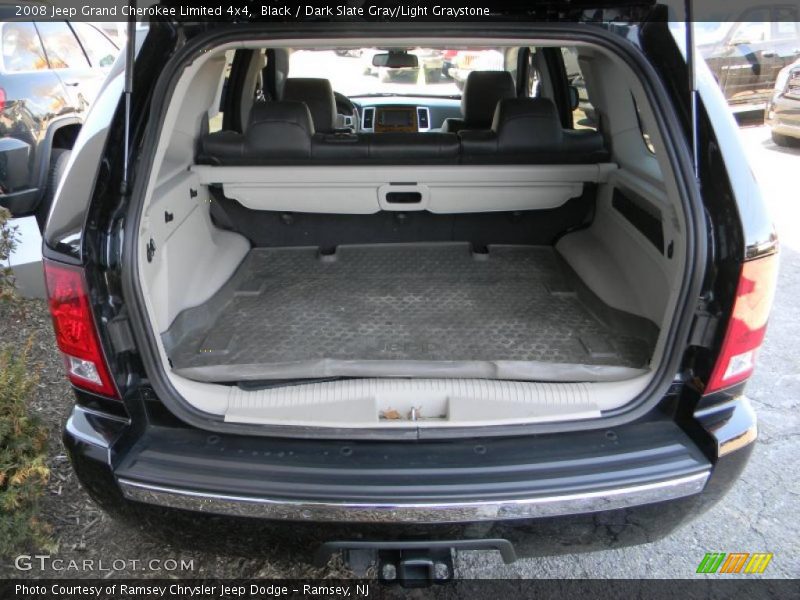 Black / Dark Slate Gray/Light Graystone 2008 Jeep Grand Cherokee Limited 4x4